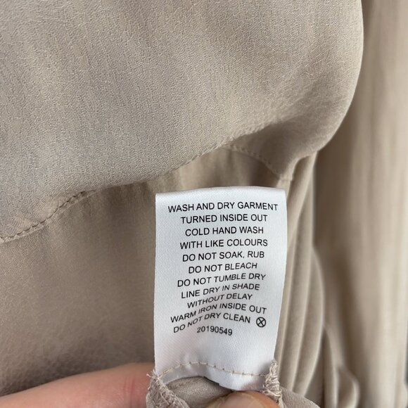 Women's Cream Button-Up Blouse - Picture 10 of 10